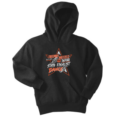 Freeport Dance 2nd Place State Finals - Youth Core Fleece Pullover Hooded Sweatshirt Thumbnail